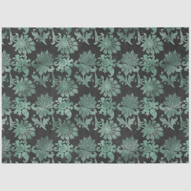 Papel De Seda Diseño de la serie Aqua y Silver 16 (Anverso)