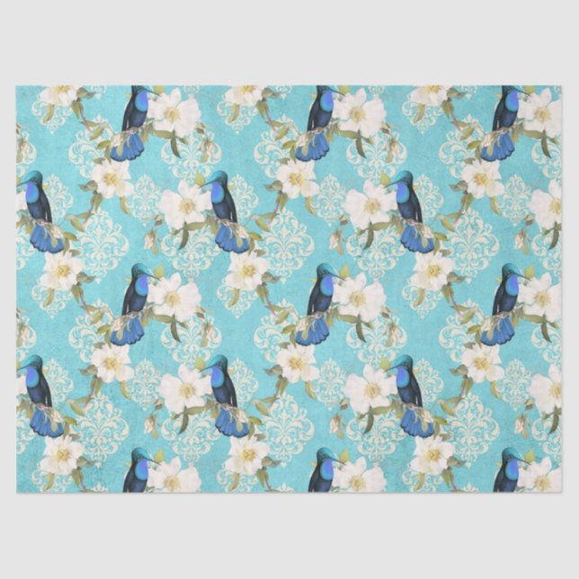 Papel De Seda Diseño de la serie Aves en Humming Eleven (Anverso)