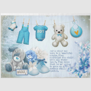 Papel De Seda Diseño de la serie Baby Boy 1