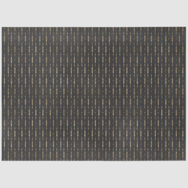 Papel De Seda Diseño de la serie Black and Gold Circus 17 (Anverso)