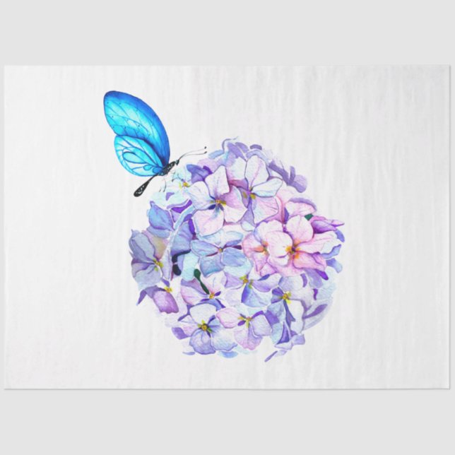 Papel De Seda Diseño de la serie Boho Skull and Flowers 16 (Anverso)