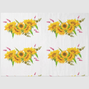 Papel De Seda Diseño de la serie Boho Skull and Flowers 5
