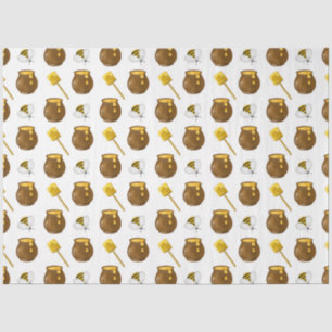 Papel De Seda Diseño de la serie Bumble Bee and Honey 7