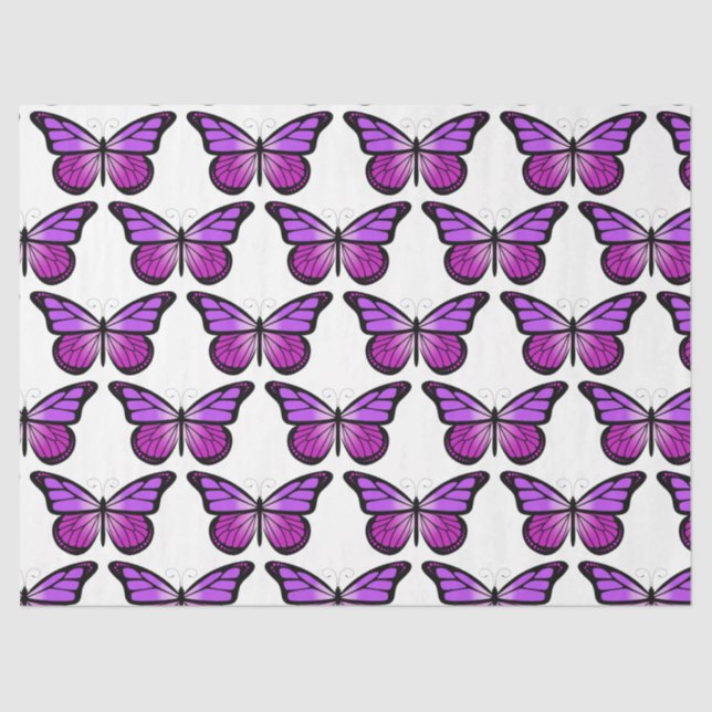 Papel De Seda Diseño de la serie Butterflies 11 (Anverso)