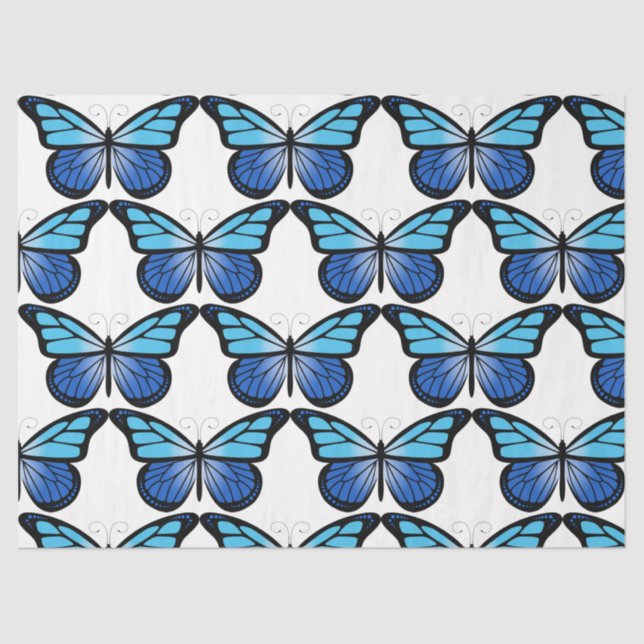 Papel De Seda Diseño de la serie Butterflies 3 (Anverso)