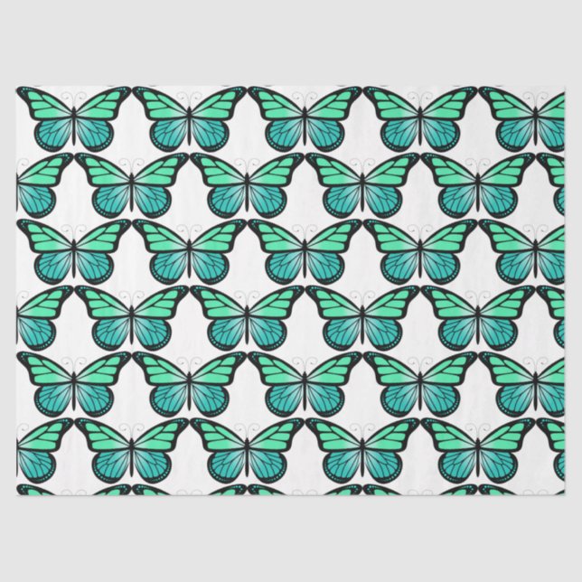 Papel De Seda Diseño de la serie Butterflies 4 (Anverso)