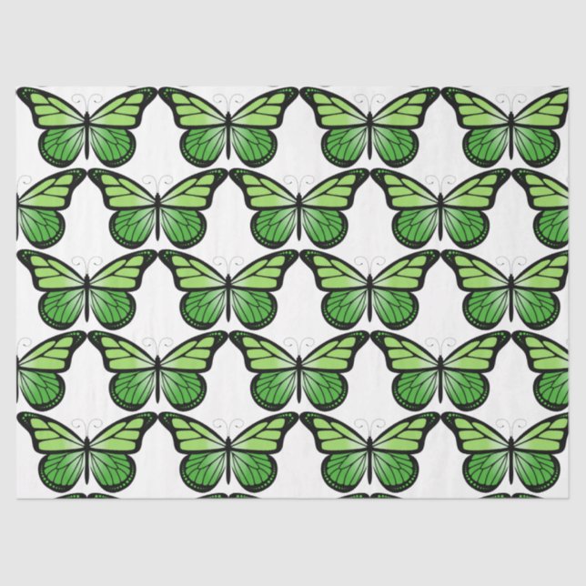 Papel De Seda Diseño de la serie Butterflies 6 (Anverso)