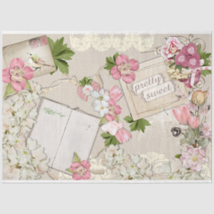 Papel De Seda Diseño de la serie chic Shabby 7