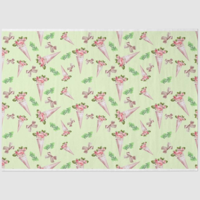 Papel De Seda Diseño de la serie chic Shabby 9 (Anverso)