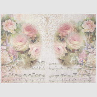 Papel De Seda Diseño de la serie Collage Shabby Chic 4