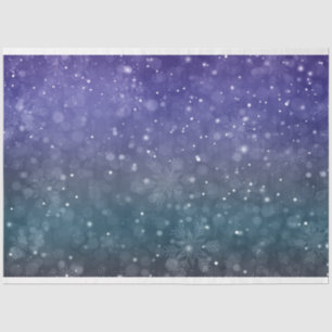 Papel De Seda Diseño de la serie Copo de nieve 48