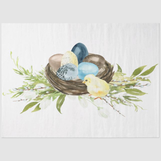 Papel De Seda Diseño de la serie Cute Easter 12 (Anverso)