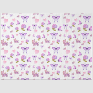 Papel De Seda Diseño de la serie de acuarela Hydrangea 10