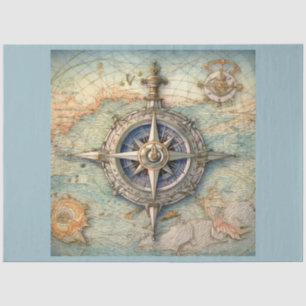 Papel De Seda Diseño de la serie de brújulas náuticas 9