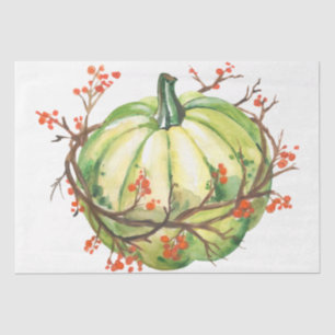 Papel De Seda Diseño de la serie de calabaza de Acción de Gracia