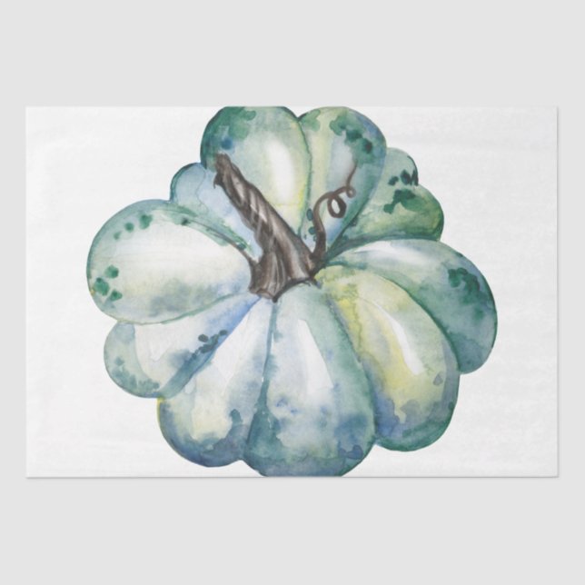 Papel De Seda Diseño de la serie de calabazas de Acción de Graci (Anverso)