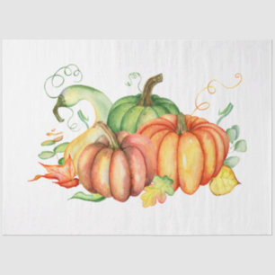 Papel De Seda Diseño de la serie de calabazas de Acción de Graci