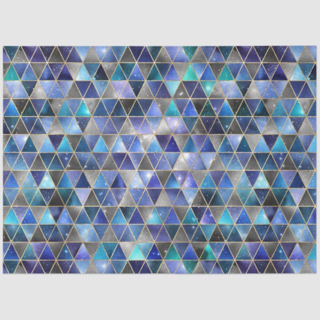 Papel De Seda Diseño de la serie de galaxias isométricas 8 (Anverso)