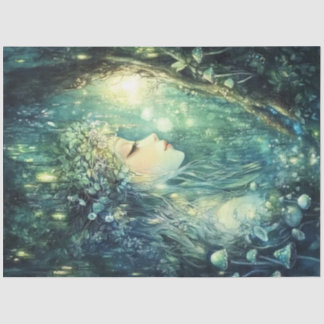 Papel De Seda Diseño de la serie de hadas de los bosques de esme