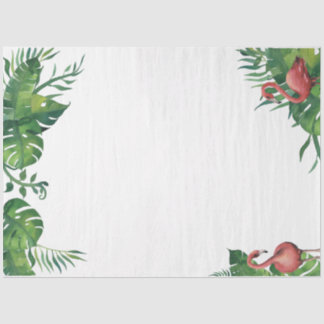 Papel De Seda Diseño de la serie de los virus tropicales Flaming