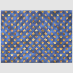 Papel De Seda Diseño de la serie de lujo azul y oro 10