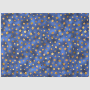 Papel De Seda Diseño de la serie de lujo azul y oro 6
