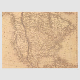 Papel De Seda Diseño de la serie de mapas de época 5