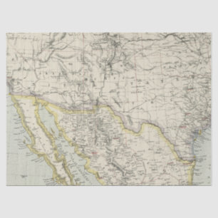 Papel De Seda Diseño de la serie de mapas de época 8