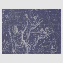 Papel De Seda Diseño de la serie de mapas de estrellas de galaxi