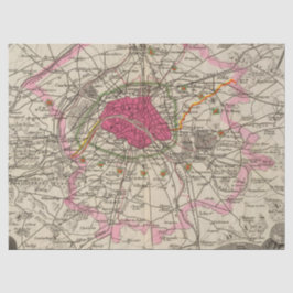 Papel De Seda Diseño de la serie de mapas de la ciudad 12