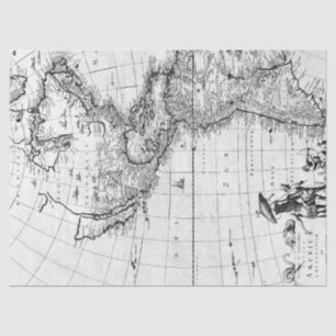 Papel De Seda Diseño de la Serie de Mapas Digitales en Blanco y