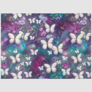 Papel De Seda Diseño de la serie de mariposa mística 4