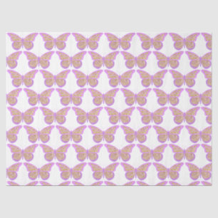 Papel De Seda Diseño de la serie de mariposas purpurina 7