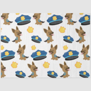 Papel De Seda Diseño de la serie de policía 6