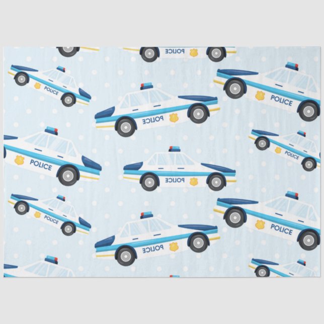Papel De Seda Diseño de la serie de policía 7 (Anverso)