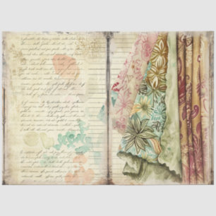 Papel De Seda Diseño de la serie de revistas basura de coser #6