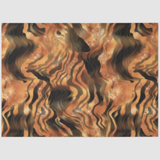 Papel De Seda Diseño de la serie de tigres Purpurinas #7