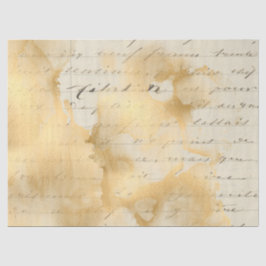 Papel De Seda Diseño de la serie Ephemera Gold 3