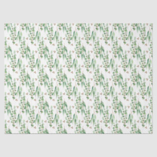 Papel De Seda Diseño de la serie Eucalipto Acuarela 2