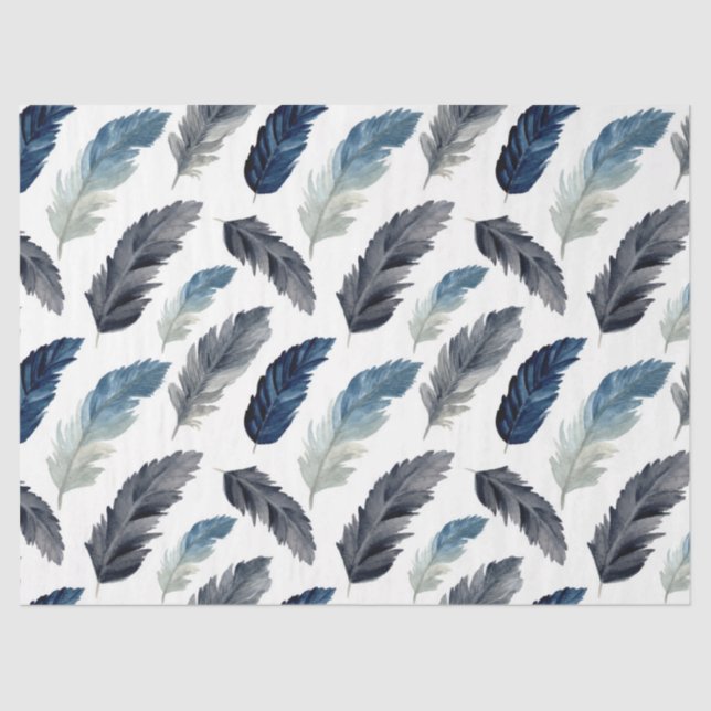 Papel De Seda Diseño de la serie Feather 3 (Anverso)