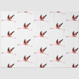 Papel De Seda Diseño de la serie Flamingo de color de agua 6