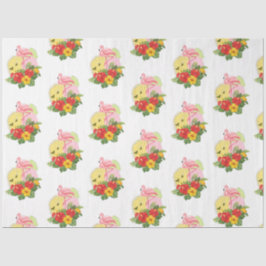 Papel De Seda Diseño de la serie Flamingo tropical 13