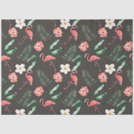 Papel De Seda Diseño de la serie Flamingo tropical 18