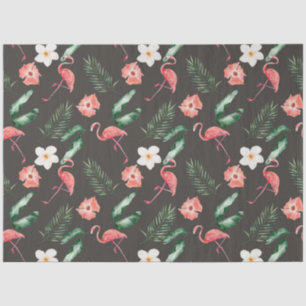 Papel De Seda Diseño de la serie Flamingo Tropical 18
