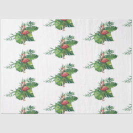 Papel De Seda Diseño de la serie Flamingo Tropical Vibes 10