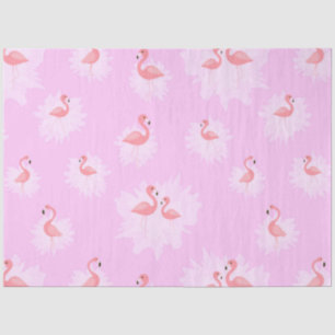Papel De Seda Diseño de la serie Flamingo Tropical Vibes 16