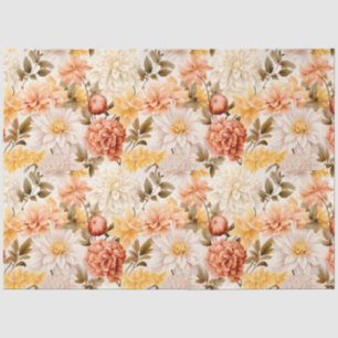 Papel De Seda Diseño de la serie floral de otoño 7