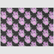 Diseño de la serie floral púrpura y plata 19