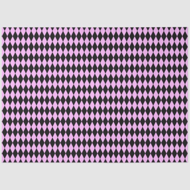 Papel De Seda Diseño de la serie floral púrpura y plateada 4 (Anverso)