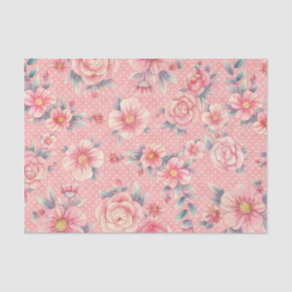 Papel De Seda Diseño de la serie floral rosa Meraki 16